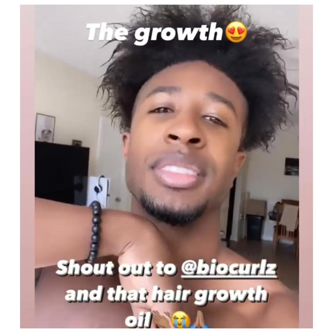 Review of Hair Growth Oil on Social Media